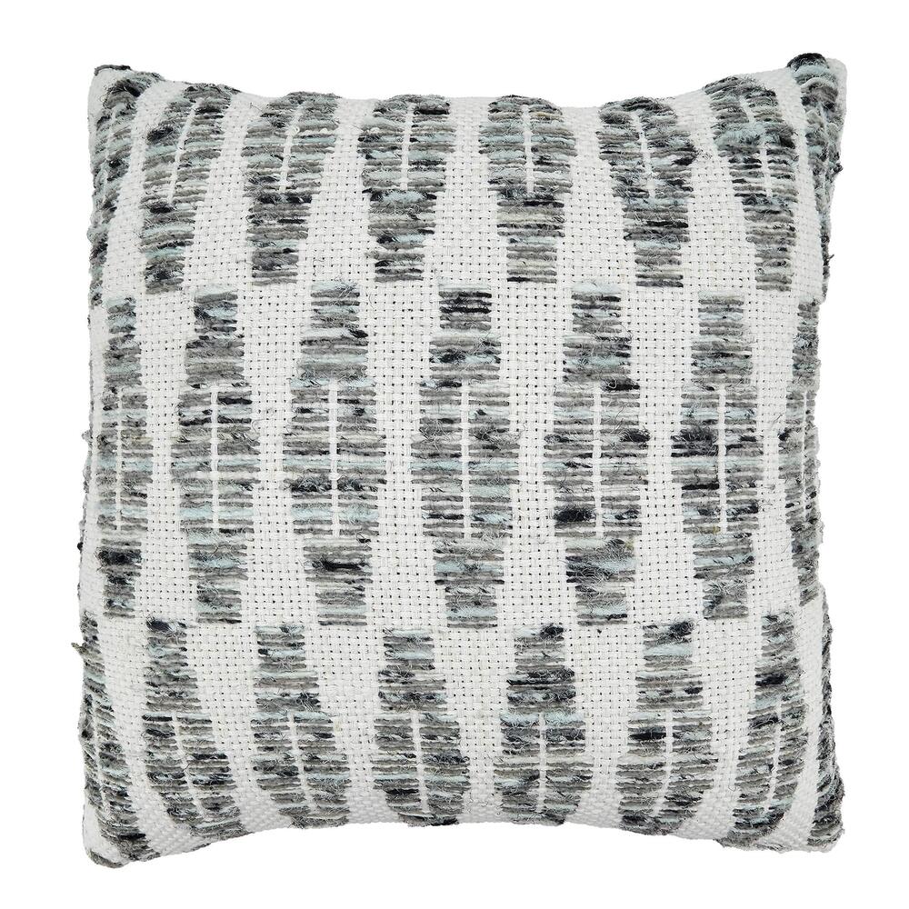 4368 Linetti Collection Diamond Throw Pillow with Down Filling, 20", Grey